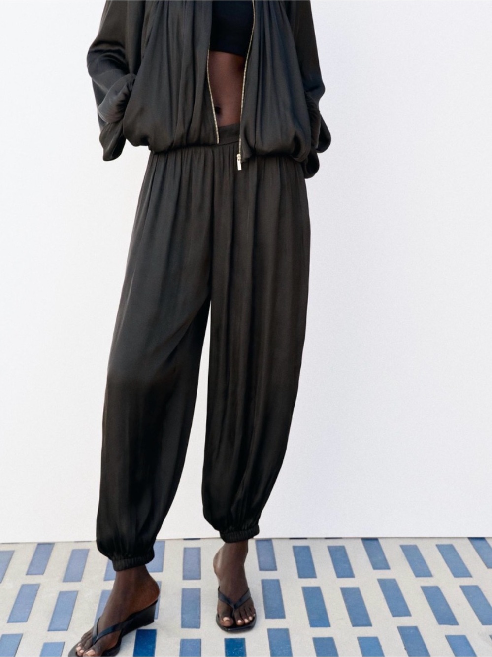 Zara Satin Effect Ballon pants